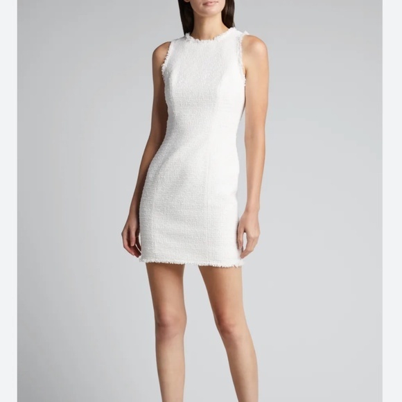Balmain Sleeveless Tweed Dress